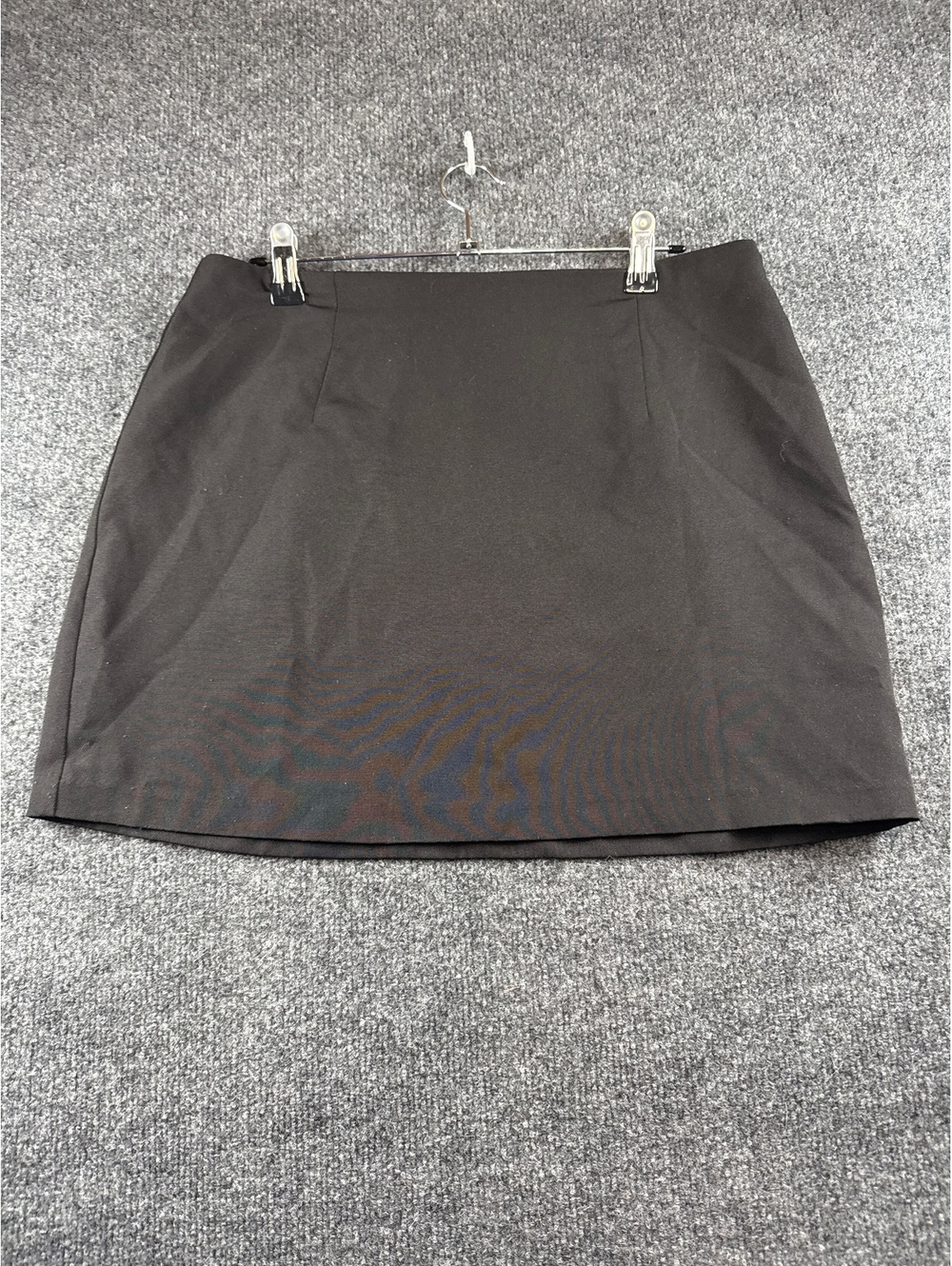 Womens L Black Dress Pants Straight Leg Pull On Career Casual Trousers